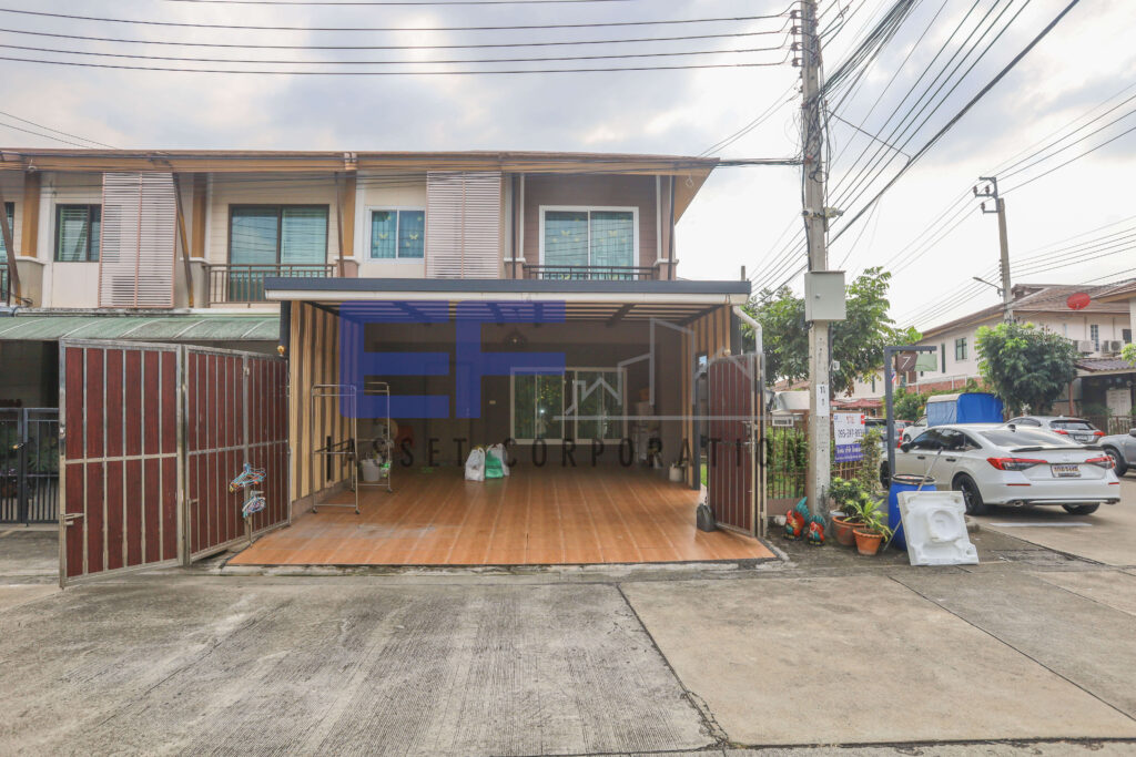 ขายทาวน์เฮ้าส์ พฤกษาวิลล์42 เทอดไท กัลปพฤกษ์ หลังมุม ถนนเมน